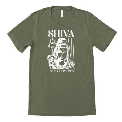 Luke Storey | Shiva White Print Men's Tee