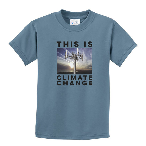 Luke Storey | Climate Change Black Print Youth Tee