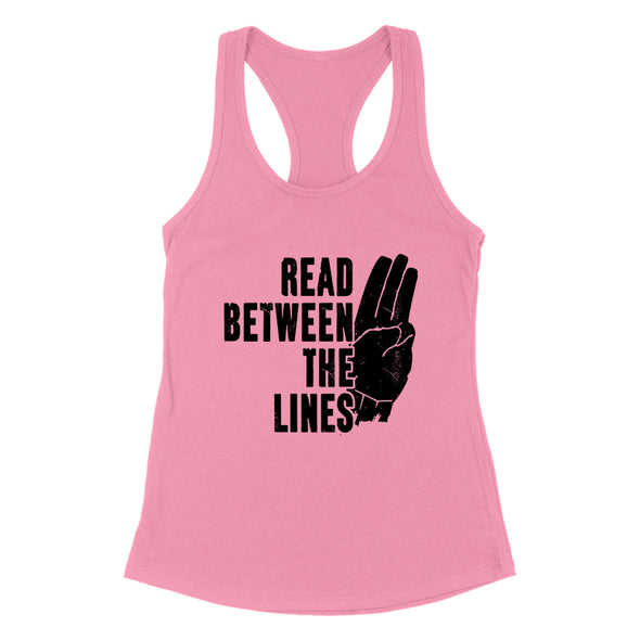 Dan Ball | Read Between The Lines Black Print Women's Apparel