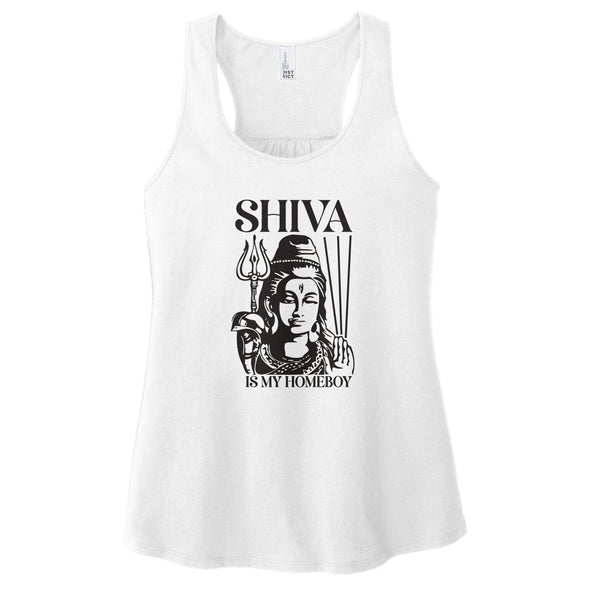 Luke Storey | Shiva Black Print Women's Racerback Tank