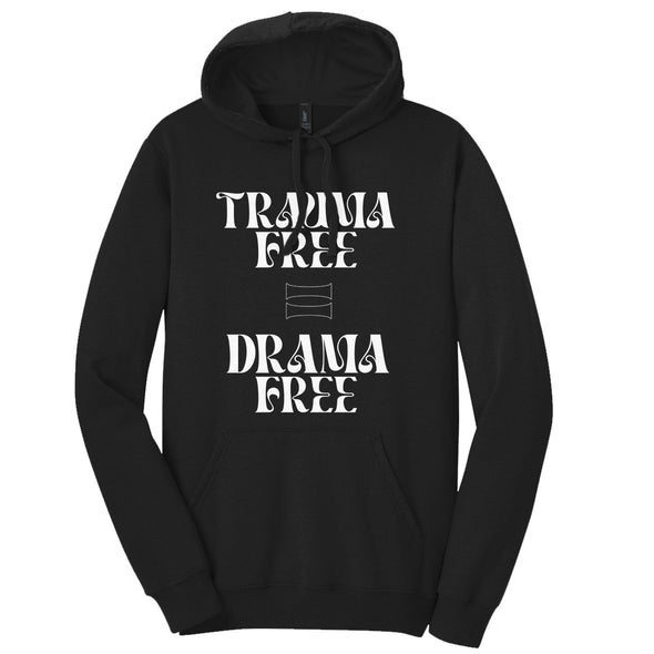 Luke Storey | Trauma Free White Print Men's Fleece Hoodie