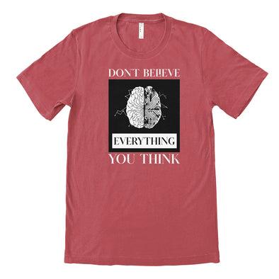 Luke Storey | Brain Think White Print Men's Tee