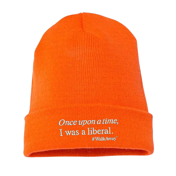 #WalkAway | Once Upon a Time I Was a Liberal White Print Beanie