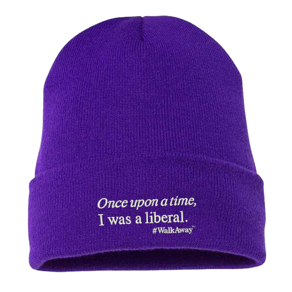 #WalkAway | Once Upon a Time I Was a Liberal White Print Beanie