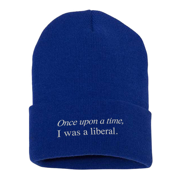 #WalkAway | Once Upon a Time I Was a Liberal White Print Beanie