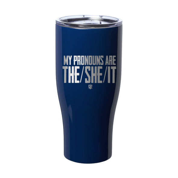 Officer Eudy | My Pronouns Laser Etched Tumbler