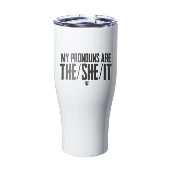 Officer Eudy | My Pronouns Laser Etched Tumbler