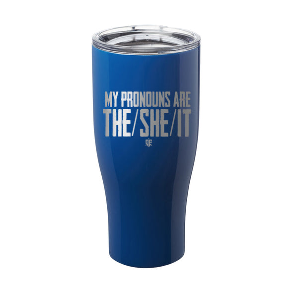 Officer Eudy | My Pronouns Laser Etched Tumbler