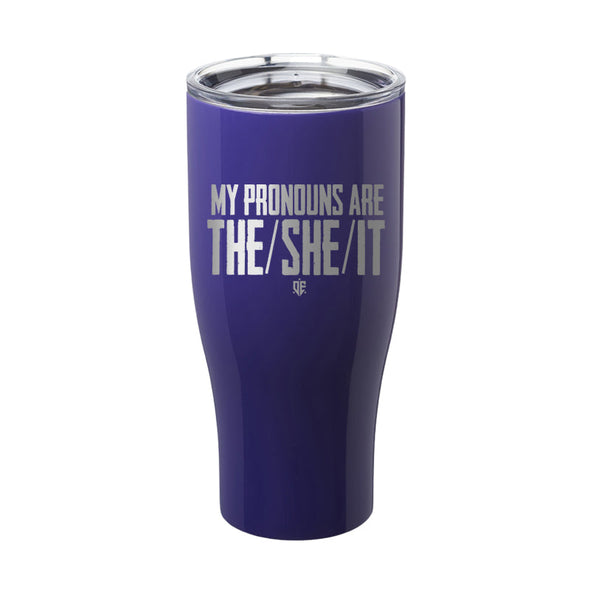 Officer Eudy | My Pronouns Laser Etched Tumbler