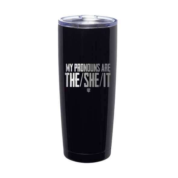 Officer Eudy | My Pronouns Laser Etched Tumbler