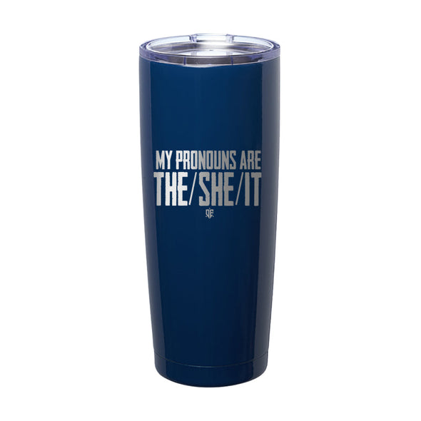 Officer Eudy | My Pronouns Laser Etched Tumbler