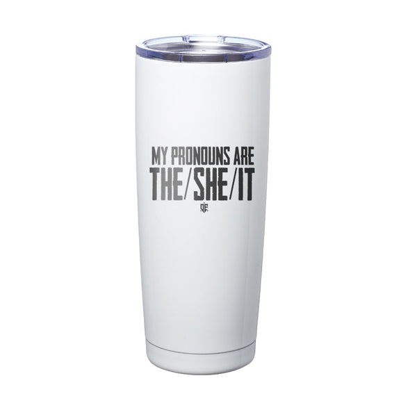 Officer Eudy | My Pronouns Laser Etched Tumbler