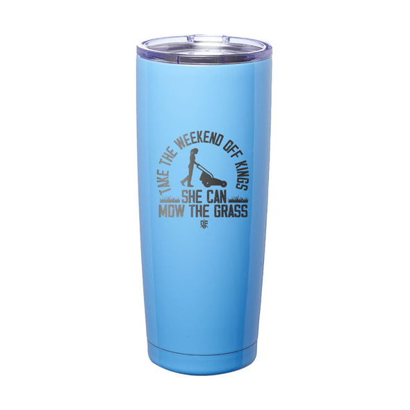 Officer Eudy | Take The Weekend Off Kings Laser Etched Tumbler