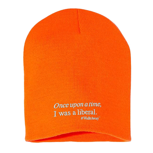 #WalkAway | Once Upon a Time I Was a Liberal White Print Beanie