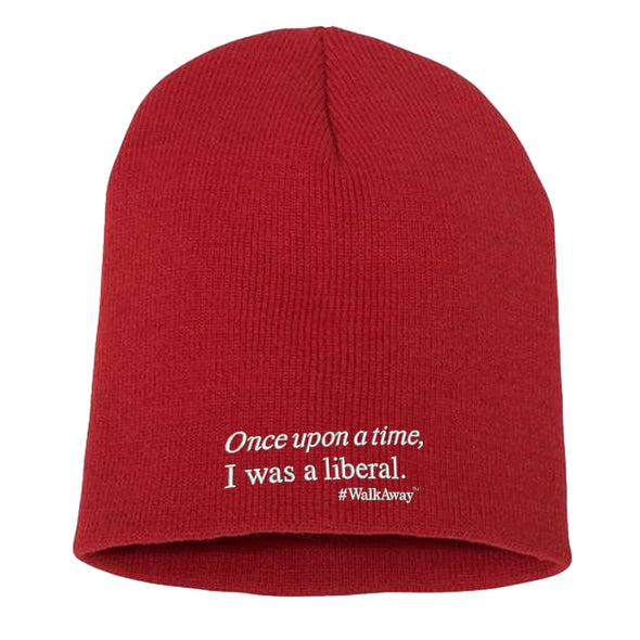 #WalkAway | Once Upon a Time I Was a Liberal White Print Beanie