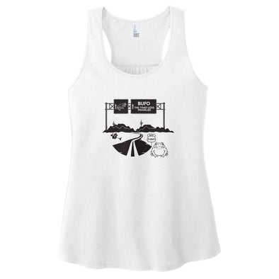 Luke Storey | Bufo Black Print Women's Racerback Tank