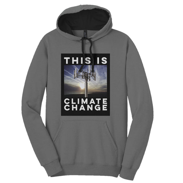 Luke Storey | Climate Change Black #2 Print Men's Fleece Hoodie