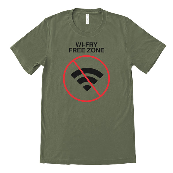 Luke Storey | Wi Fry Black Print Men's Tee