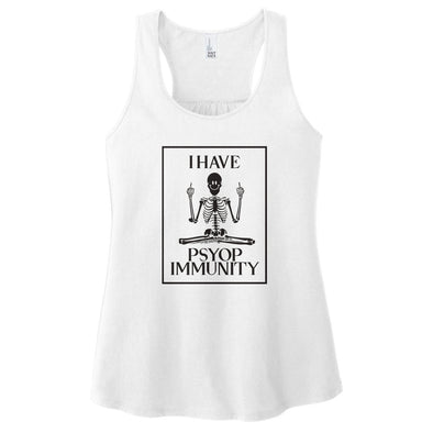 Luke Storey | Psy Immunity Black Print Women's Racerback Tank