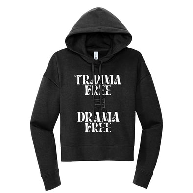 Luke Storey | Trauma Free White Print Women's Fleece Hoodie