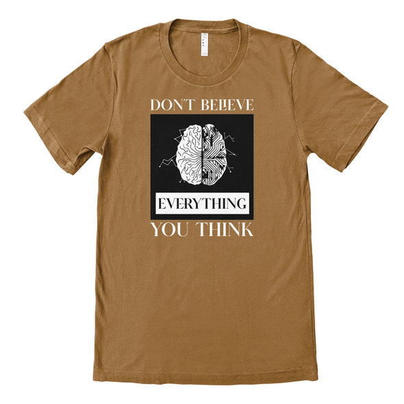 Luke Storey | Brain Think White Print Men's Tee