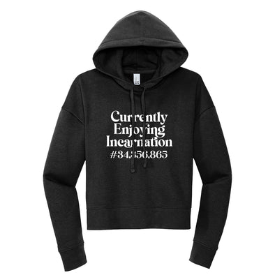 Luke Storey | Incarnation White Print Women's Fleece Hoodie