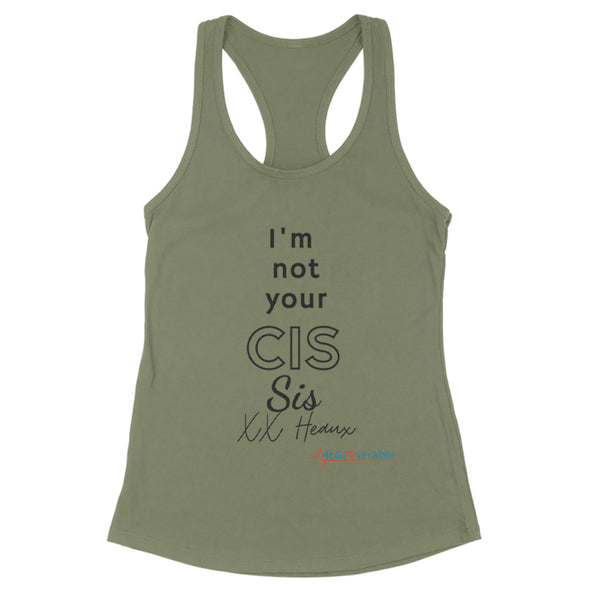 Megan McGlover | I'm Not Your CIS Black Print Women's Apparel