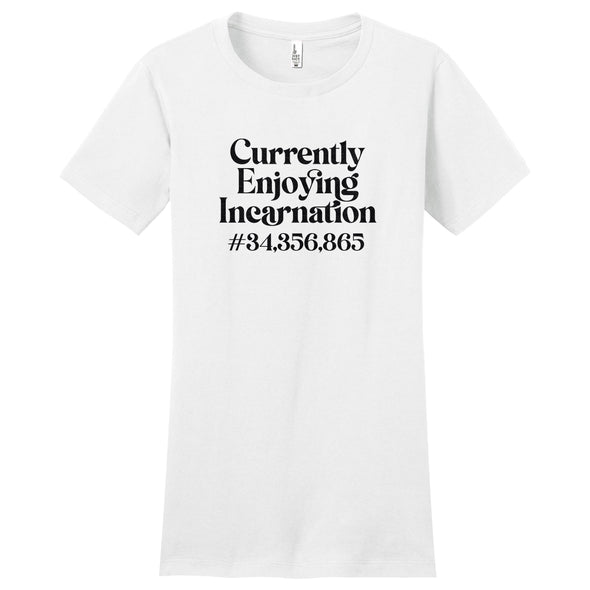 Luke Storey | Incarnation Black Print Women's Fitted Tee