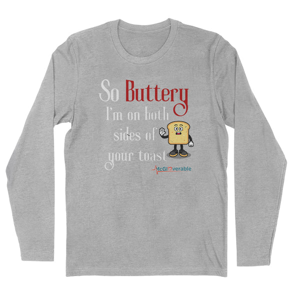 Megan McGlover | So Buttery White Text Men's Apparel