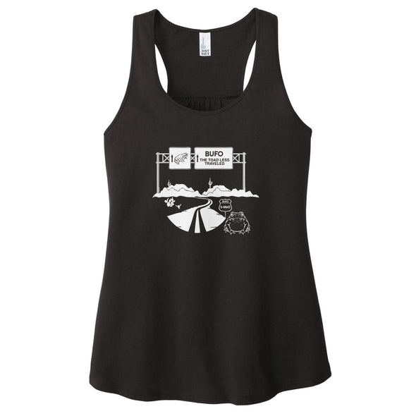 Luke Storey | Bufo White Print Women's Racerback Tank