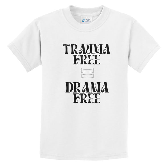 Luke Storey | Trauma Free Black Print Youth Tee