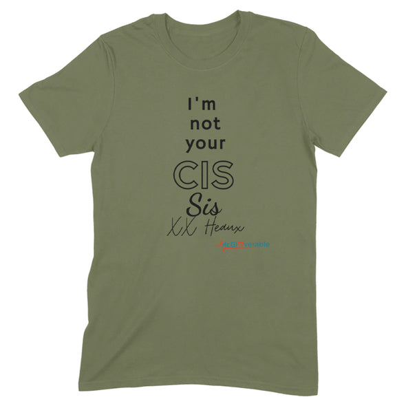 Megan McGlover | I'm Not Your CIS Black Print Women's Apparel