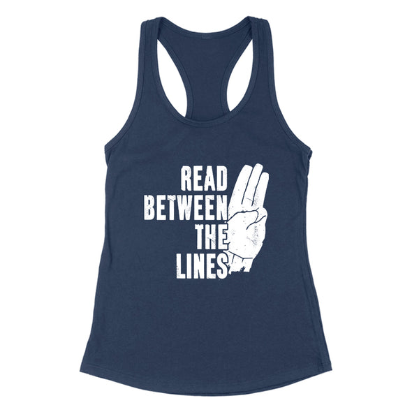 Dan Ball | Read Between The Lines White Print Women's Apparel