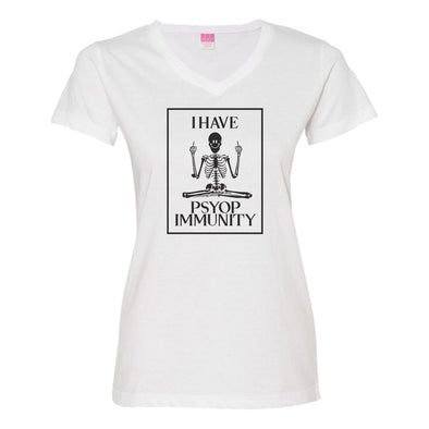 Luke Storey | Psy Immunity Black Print Women's V-Neck