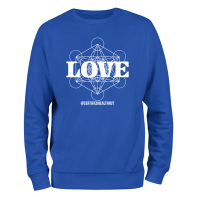 Certified Health Nut | Geo Love Crewneck Sweatshirt