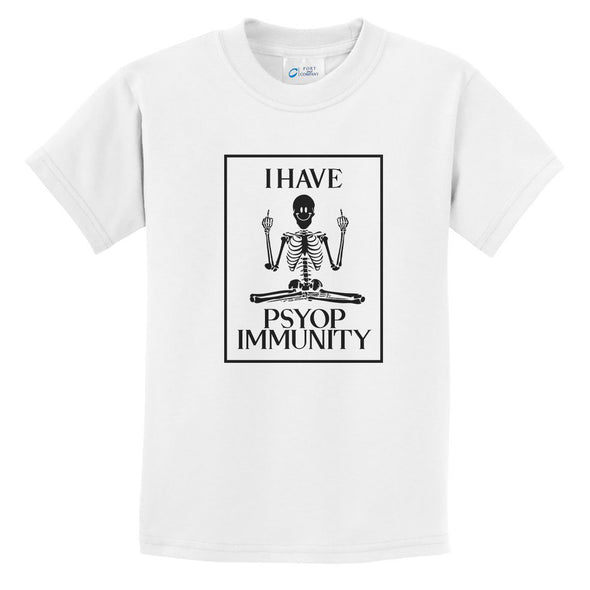 Luke Storey | Psy Immunity Black Print Youth Tee