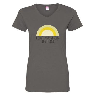 Luke Storey | I Am A Soul Black Print Women's V-Neck