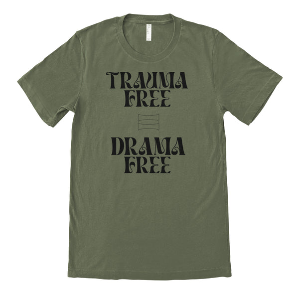 Luke Storey | Trauma Free Black Print Men's Tee