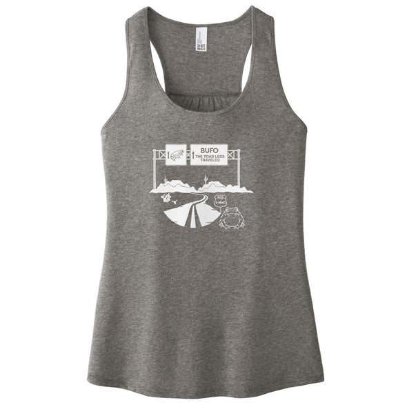 Luke Storey | Bufo White Print Women's Racerback Tank