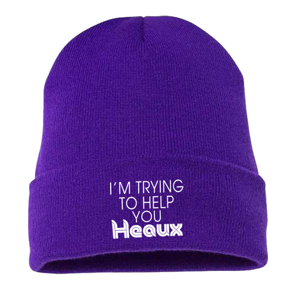 Megan McGlover  | I'm Trying To Help You Heaux Beanie