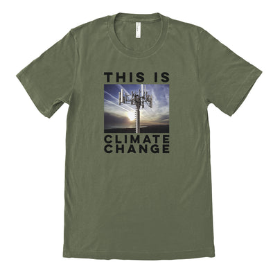 Luke Storey | Climate Change Black Print Men's Tee